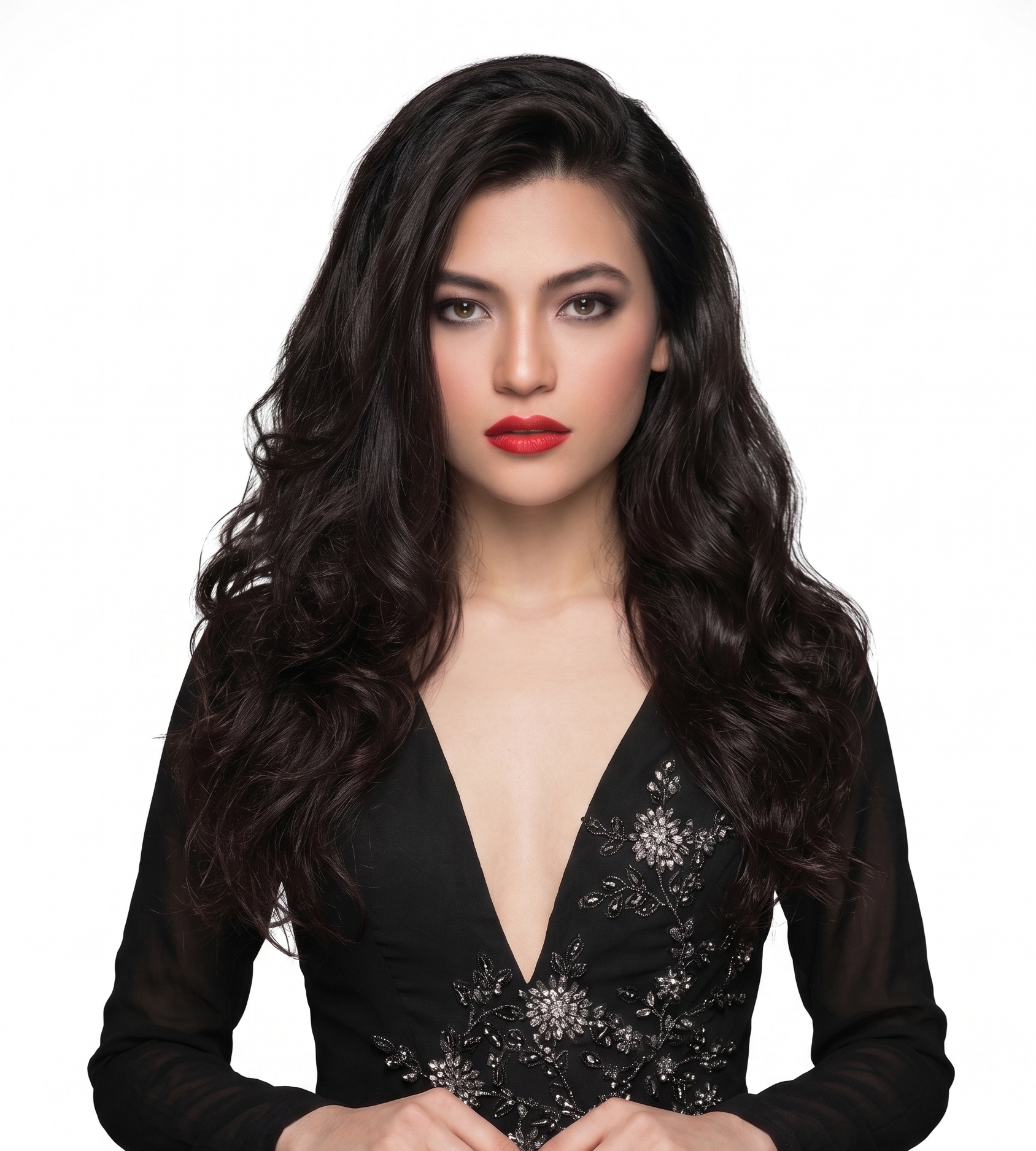 Beautiful hair model